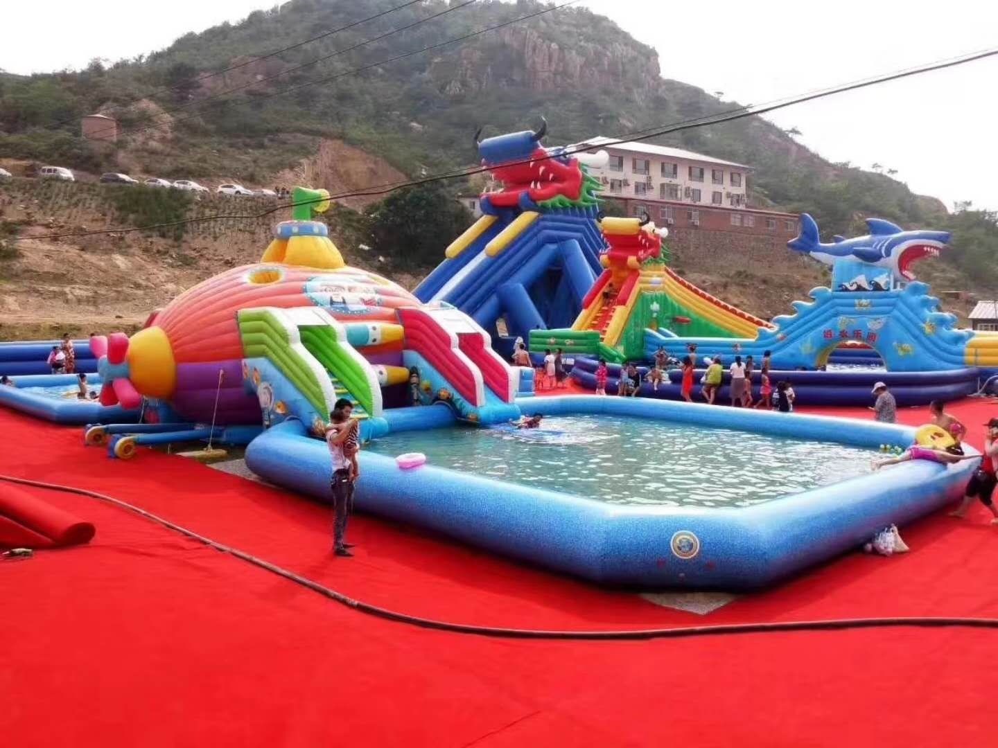 剑河深海潜艇儿童乐园充气游泳池