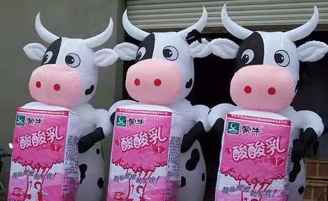 剑河牛奶包装广告气模